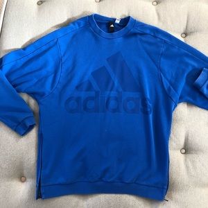 Blue Adidas Men’s Large Crew Neck